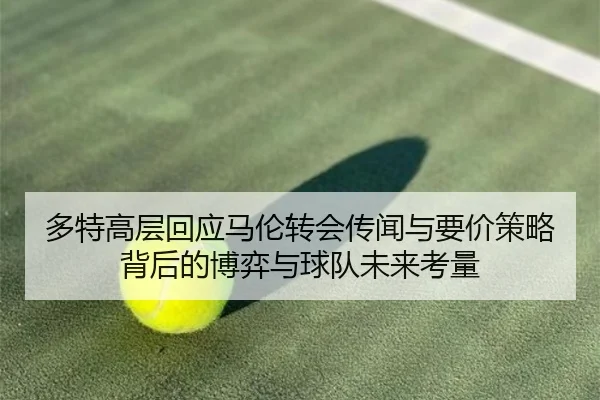 多特高层回应马伦转会传闻与要价策略背后的博弈与球队未来考量
